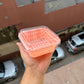 Square Container With Transparent Lid (10pc)
