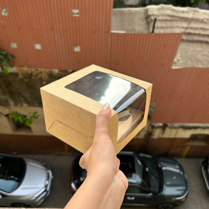 Kraft Boxes - 2 Cupcake Box L Shape (10pc)