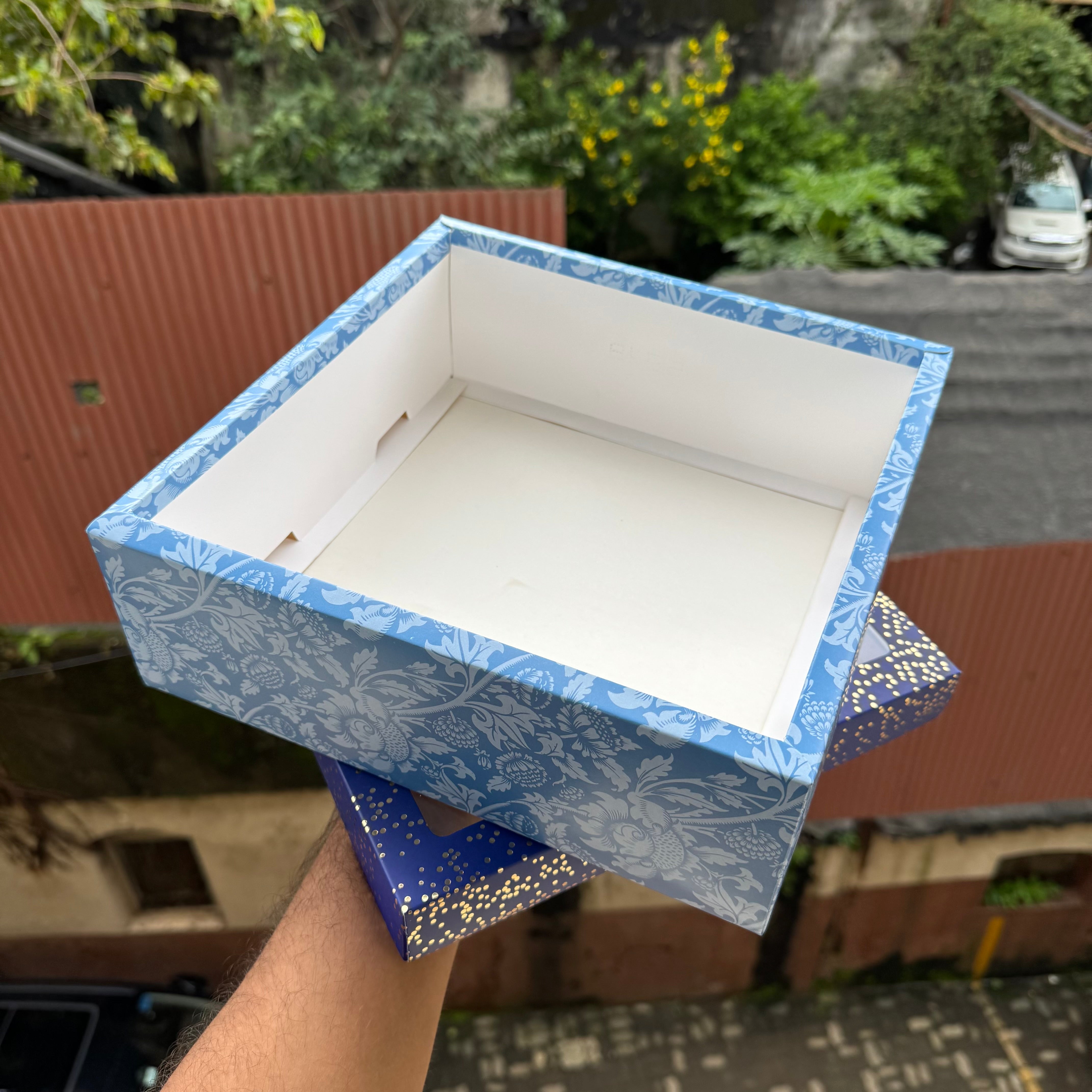 Festive Top Bottom Hamper Box (10pc)