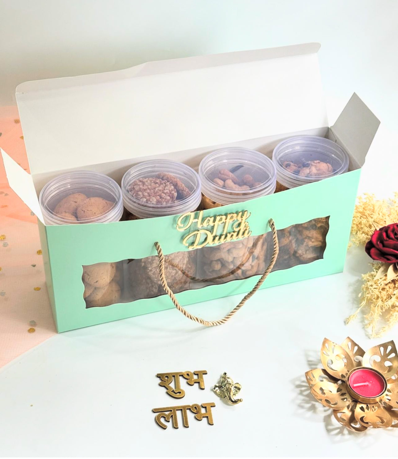 4 Jar Trunk Hamper Box (10pc)