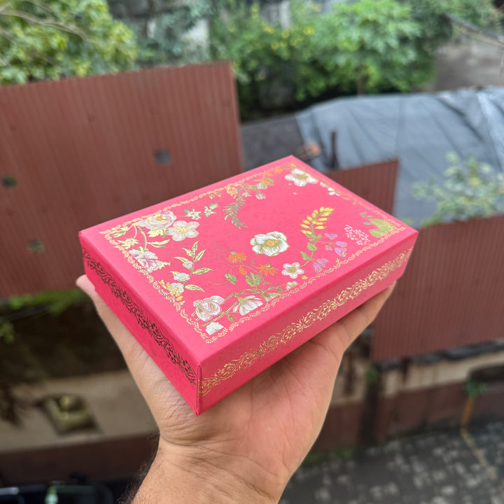 Rigid Top Bottom Box 1pc | Pastel Marigold - With Cavity