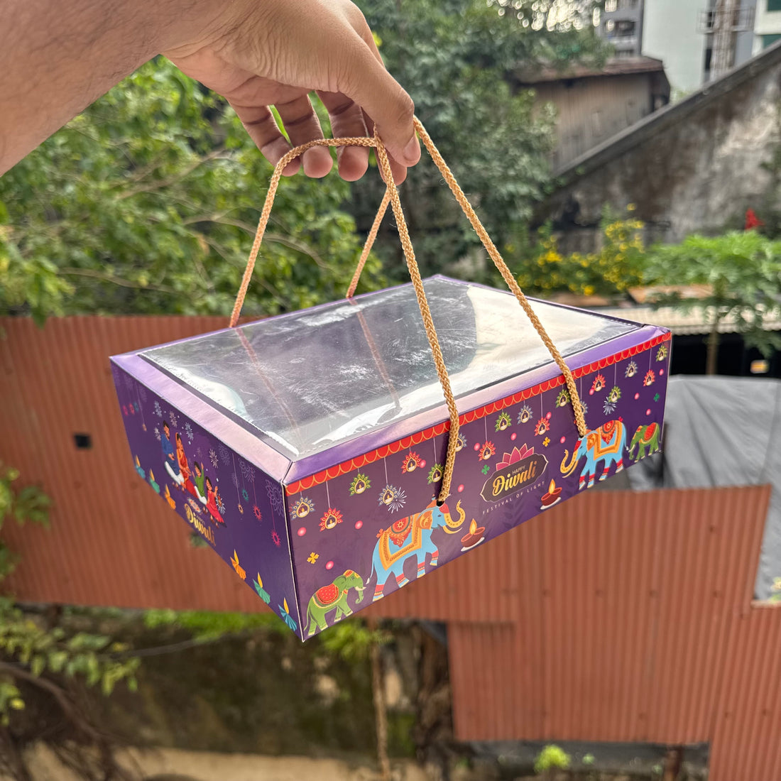 Diwali Hamper Box With String (10 pc)