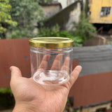 Plastic PET Jars • Glass Look Alike Jars • 350ML
