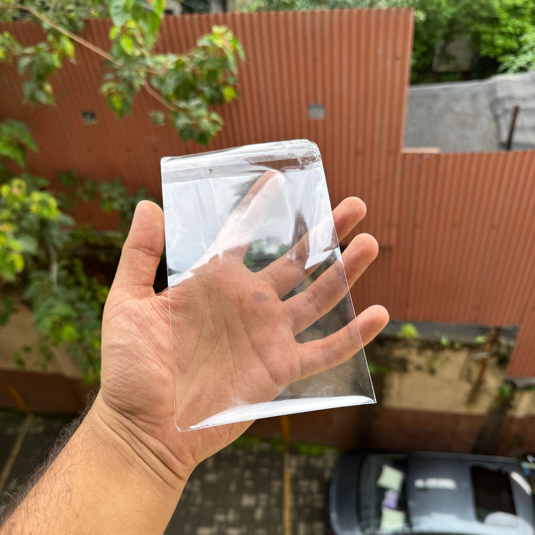 Transparent Cookie / Chocolate Bar Bags With Peel & Seal (100pcs) 4x6inch