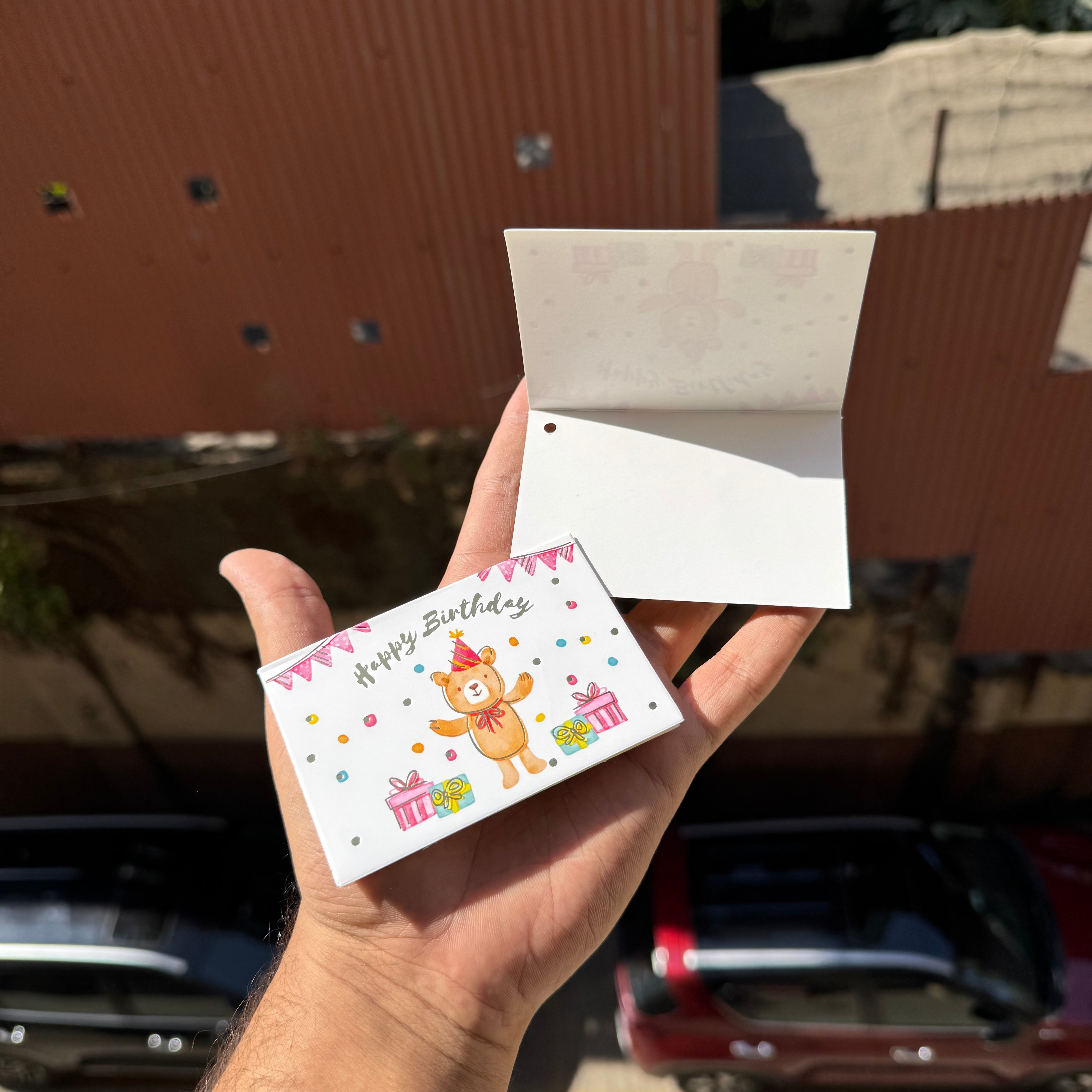 Happy Birthday Premium Quality Folding Cards with Foiling Detailing (120pc)