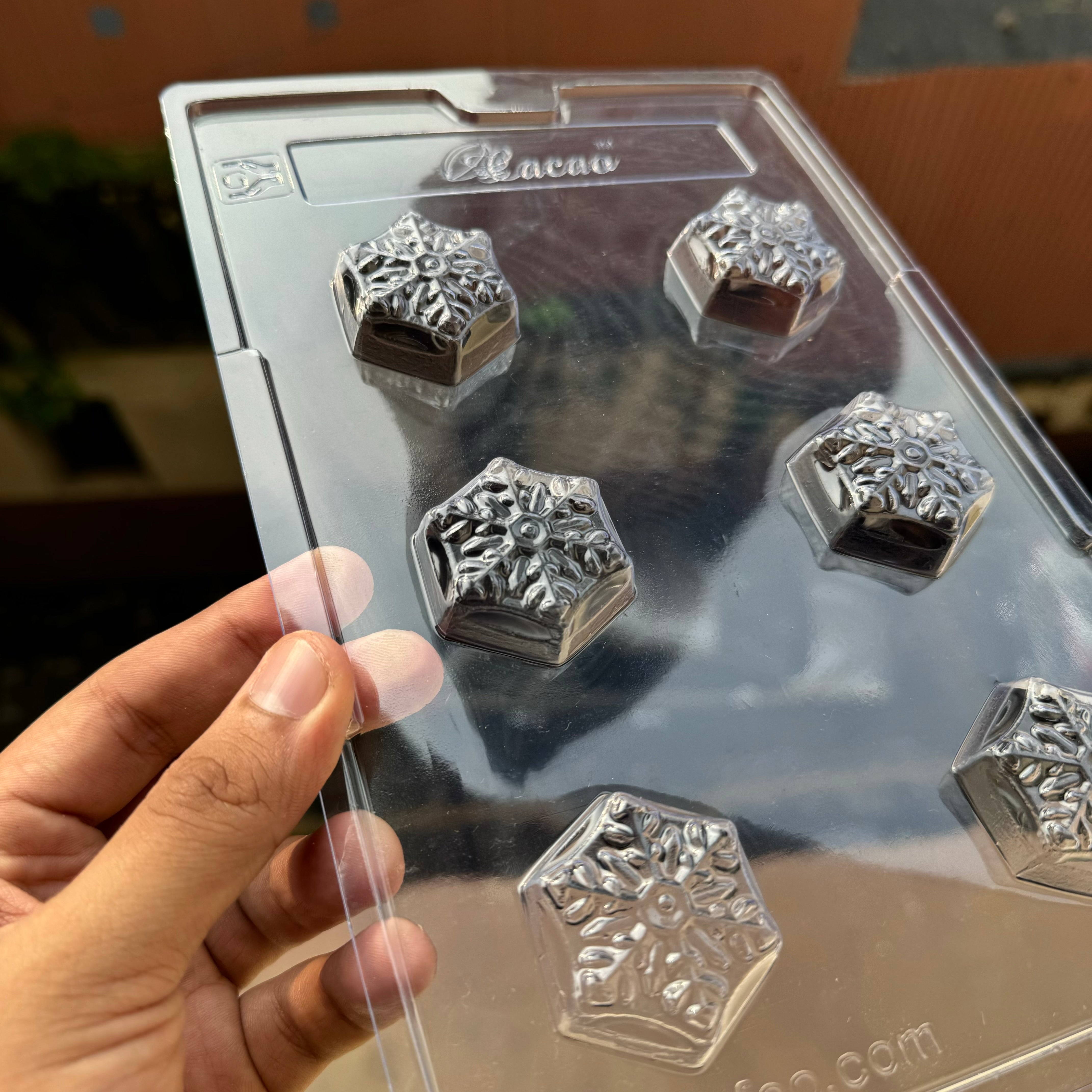 Christmas Snowflake Cacao Mould