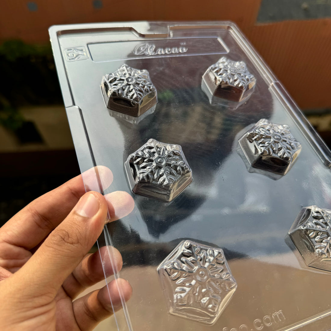 Christmas Snowflake Cacao Mould