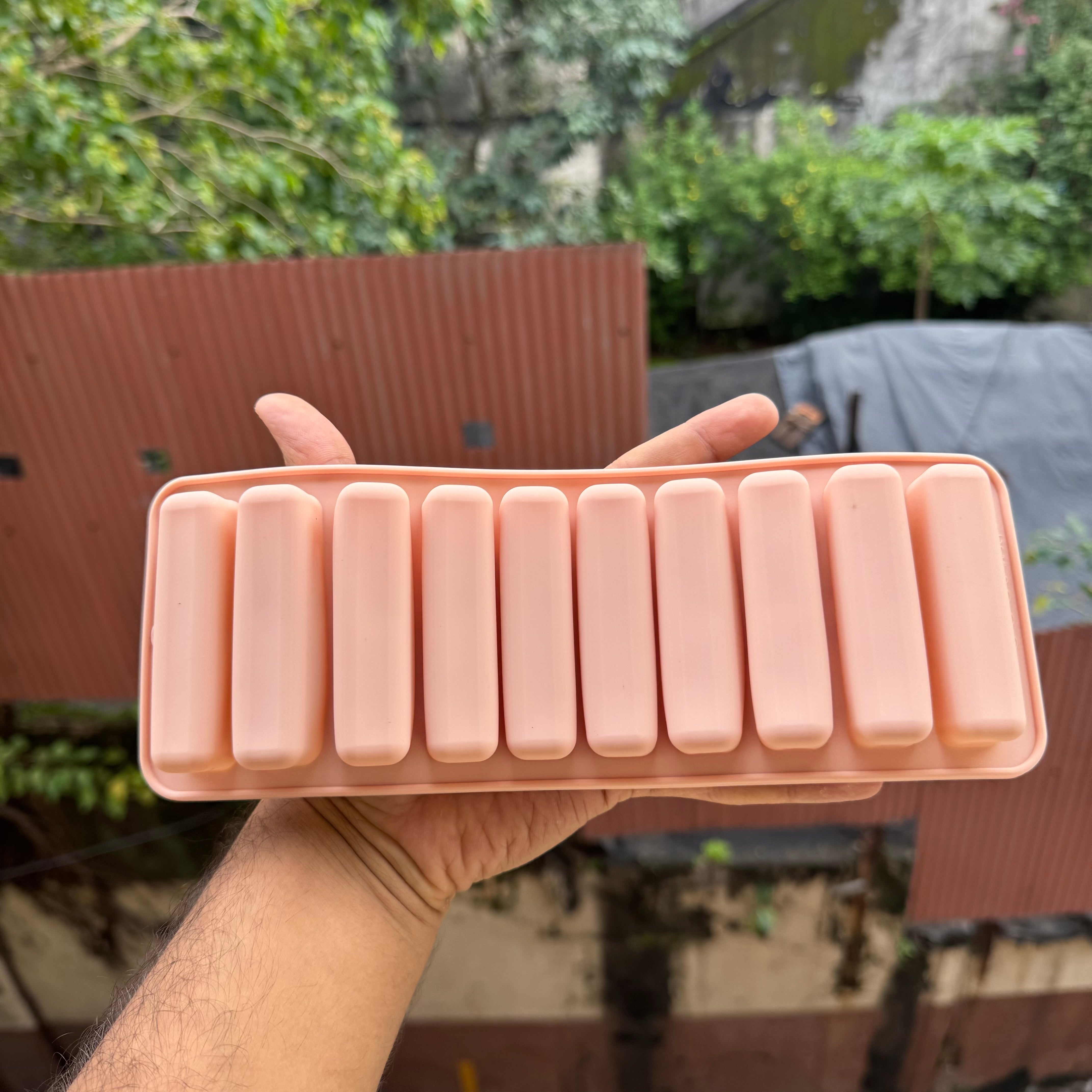 Lady Finger Silicon Mould Pink