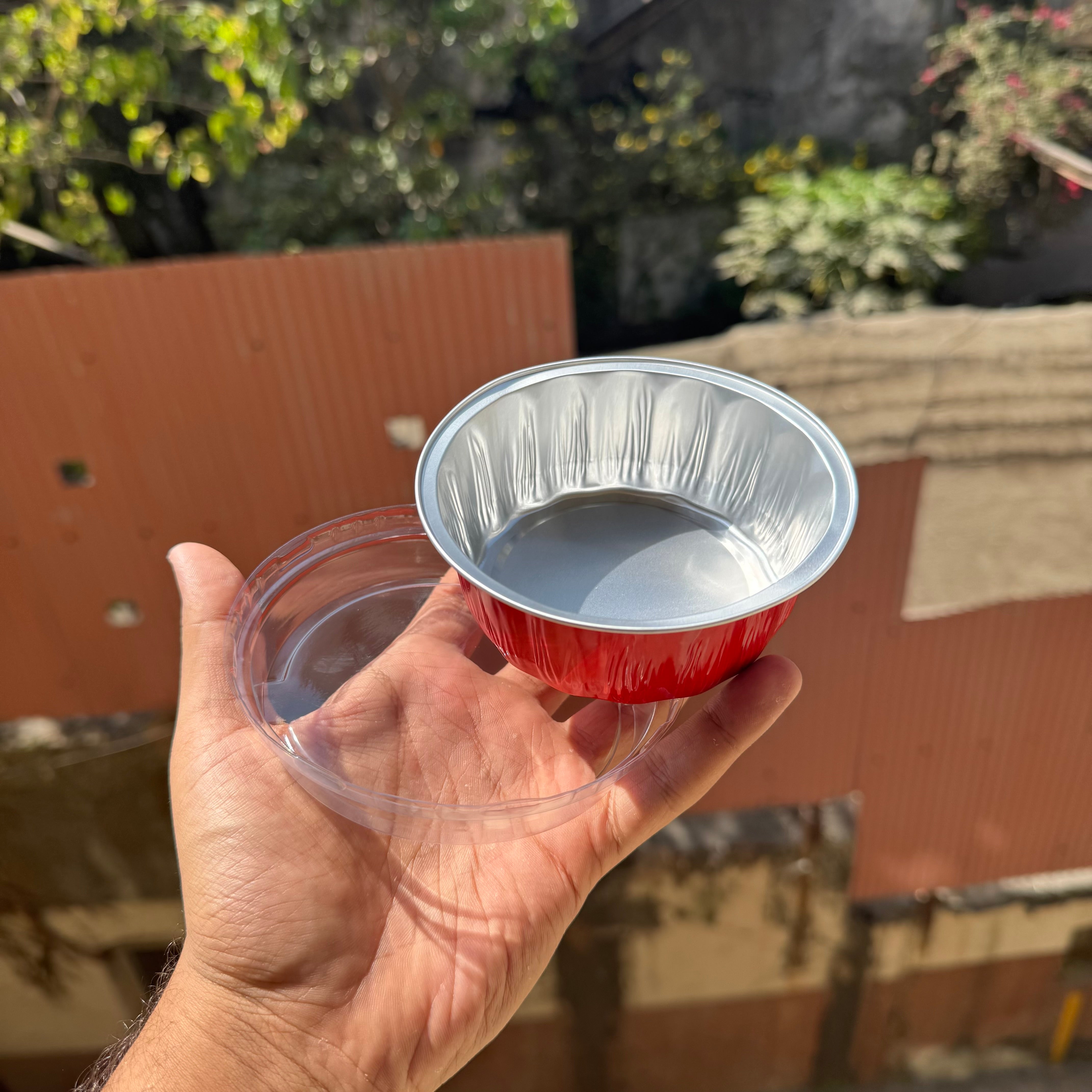 Big Round Foil Container (10pc)