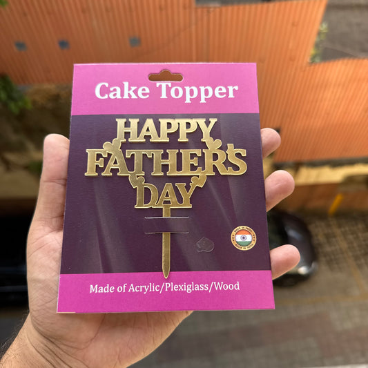 Father’s Day 4” Topper