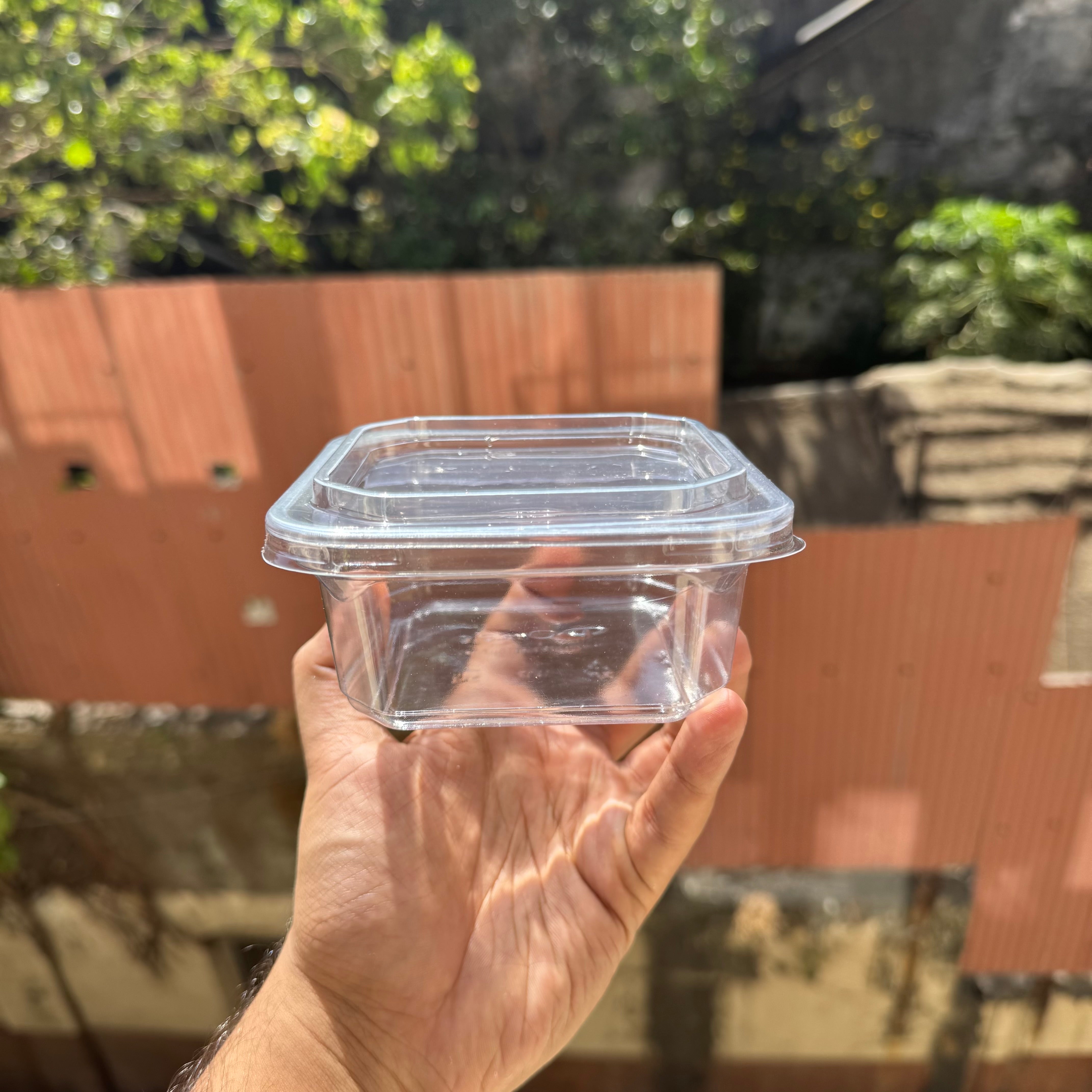 Square Dessert Container PVC (10pc) • CFO