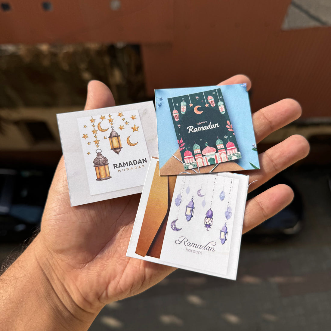Ramadan Small Cards Set Of 10 pc