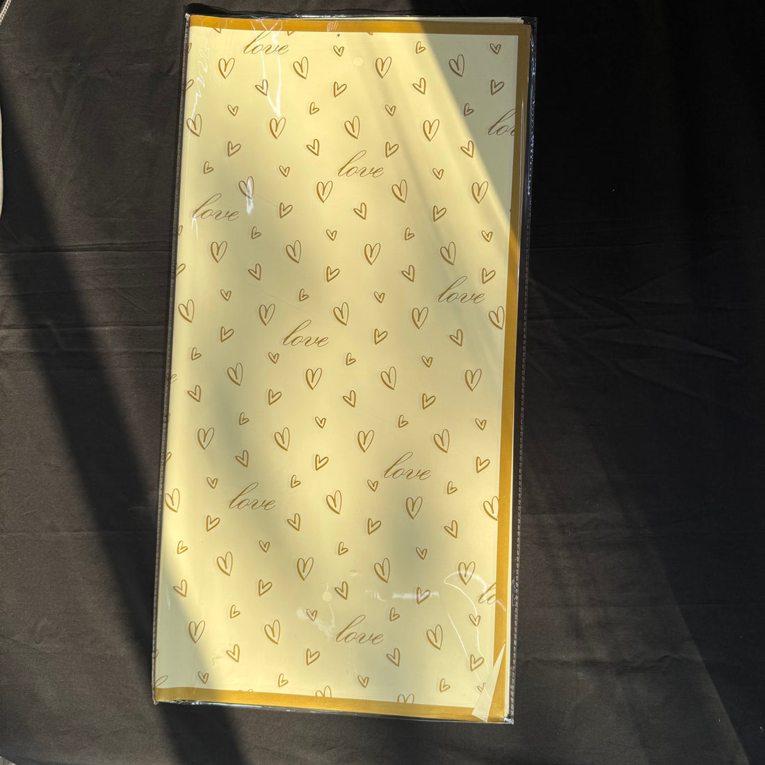 Bouquet Wrapping Sheet - Butter Yellow Love - (20 sheets)