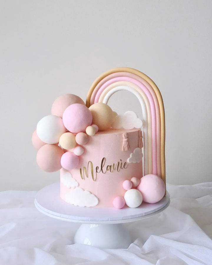 Silicon Long Rainbow Topper 1pc