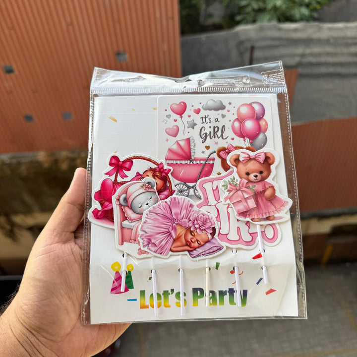 It’s A Girl Theme Paper Topper