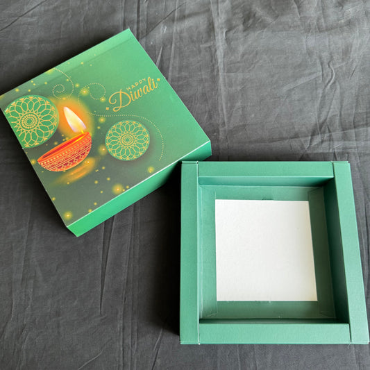Diwali Foiled 9 Cavity Slider Box (10pc)