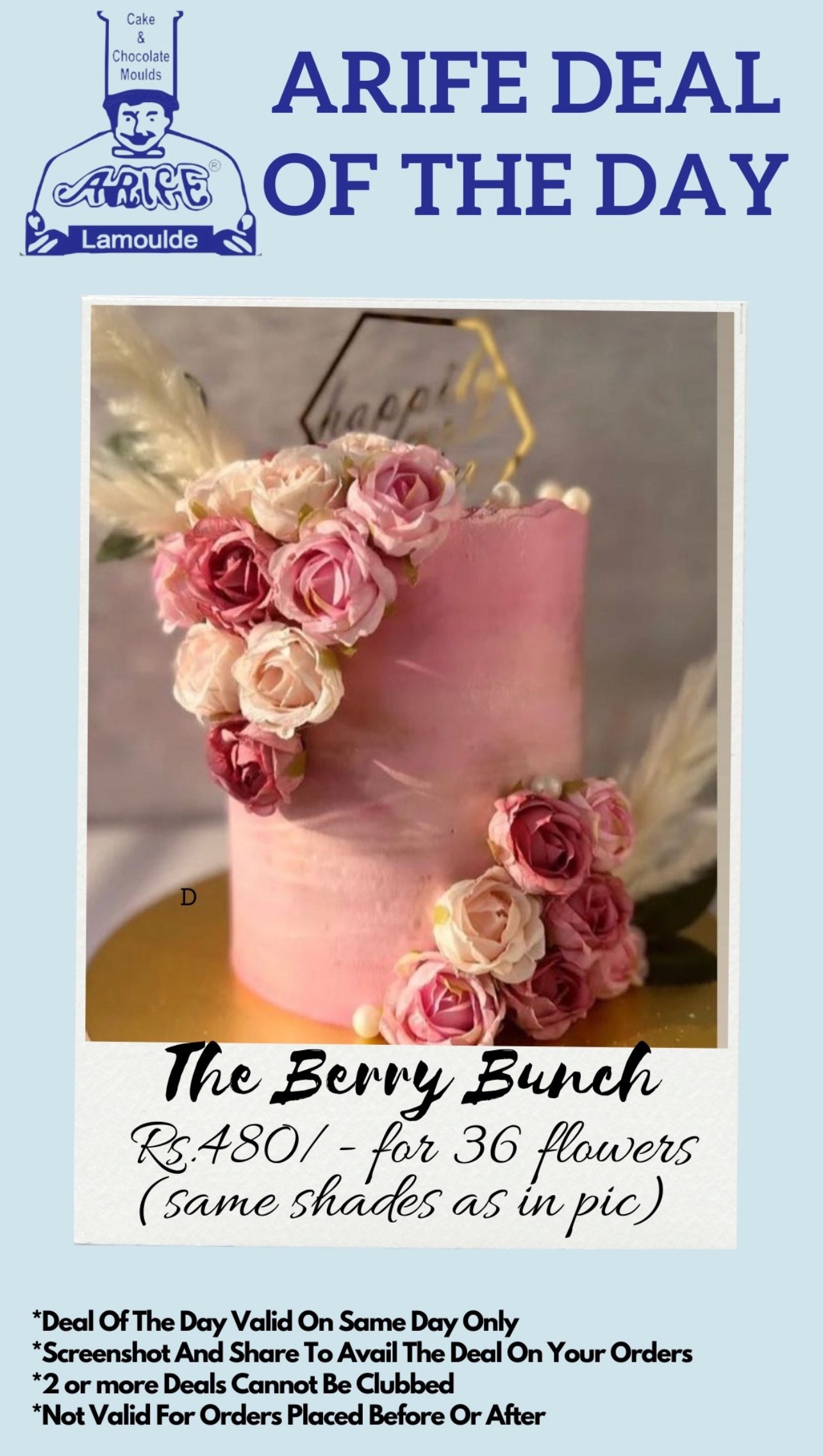 Deal Of The Day - Berry Bunch 36flowers