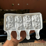 Designer Cakesicle Diamond Geometric Silicon Mould