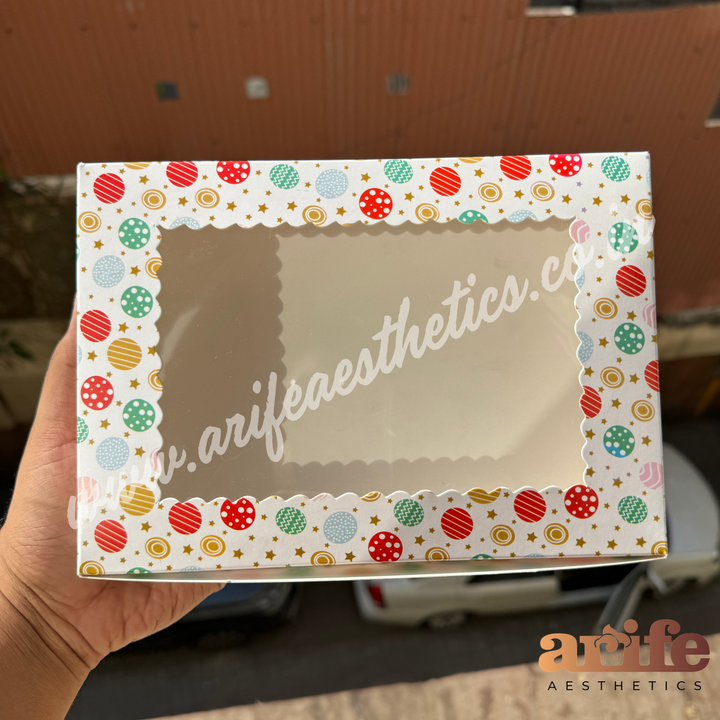 6 in 1 Brownie Box / Cookie Box Printed (10pcs)