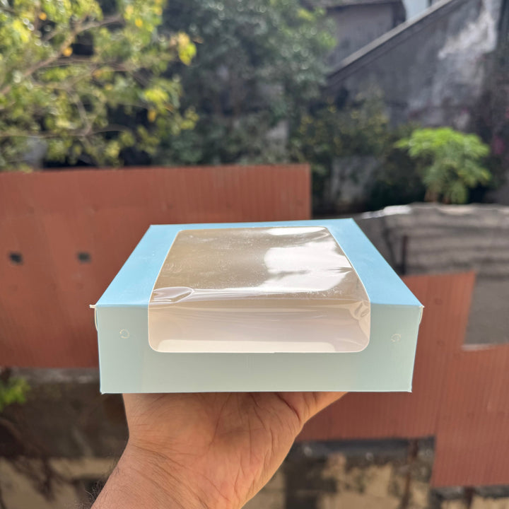 4 Brownie L Shape Window Box Blue (10pc) - Arife.Aesthetics