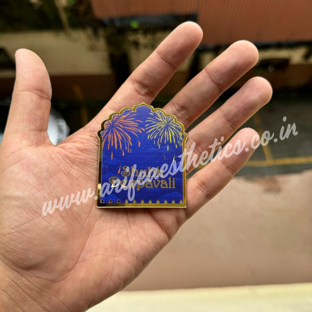 Printed Acrylic Diwali Charms