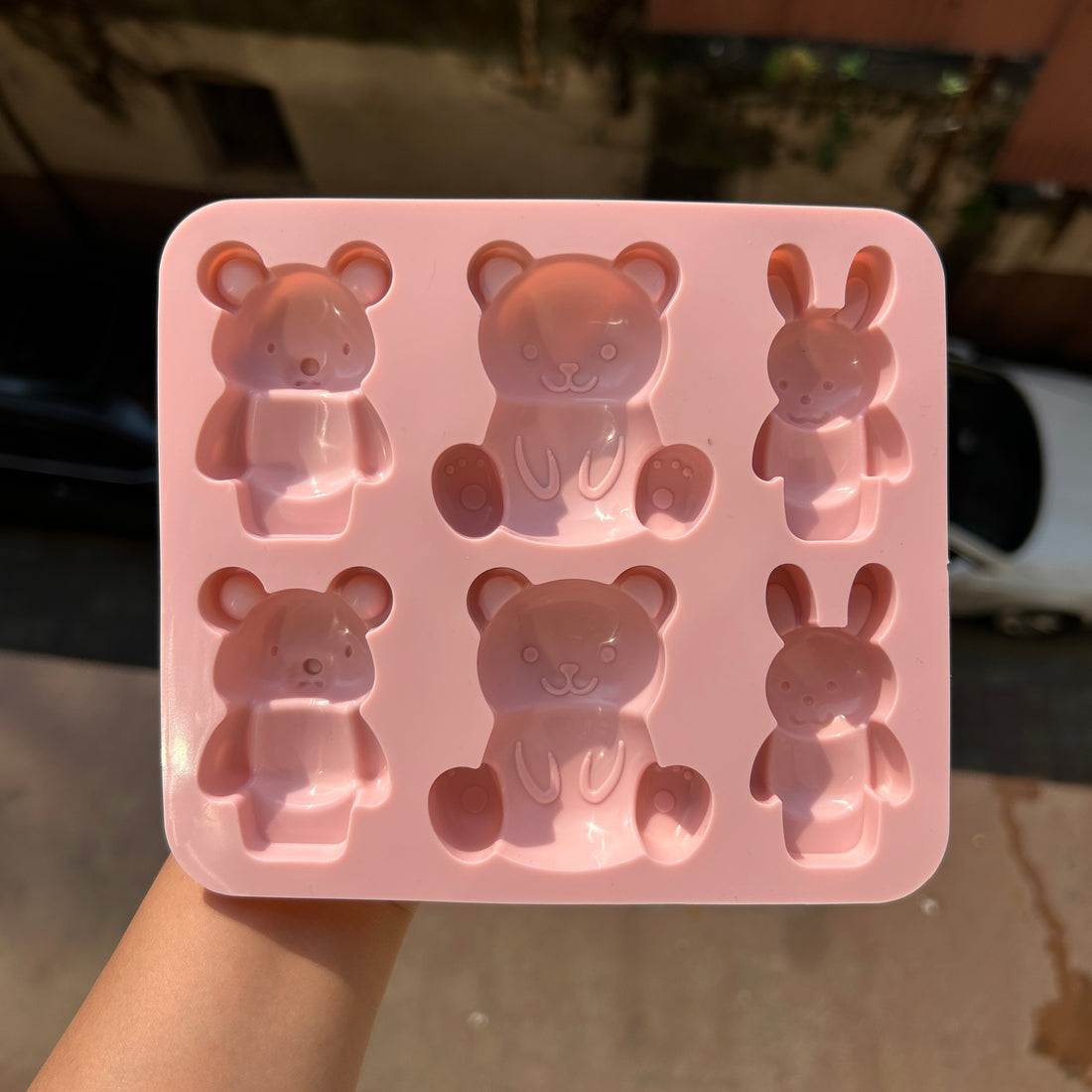 Kawaii Themed Teddies Silicon Mould