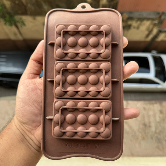 Pop It Bar Chocolate Silicon Mould