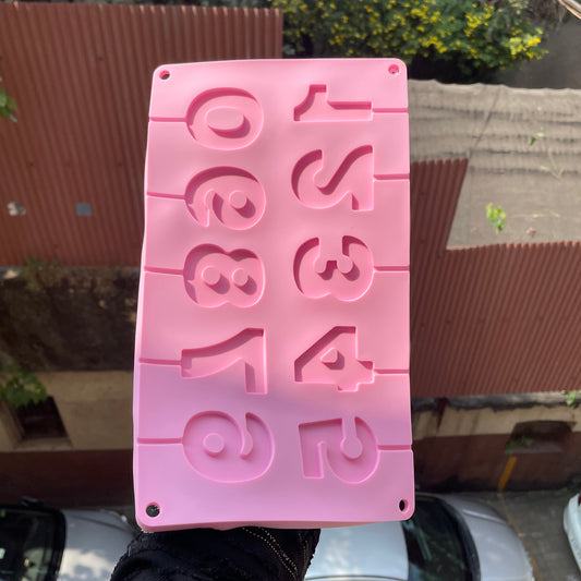 Number Candle Mould