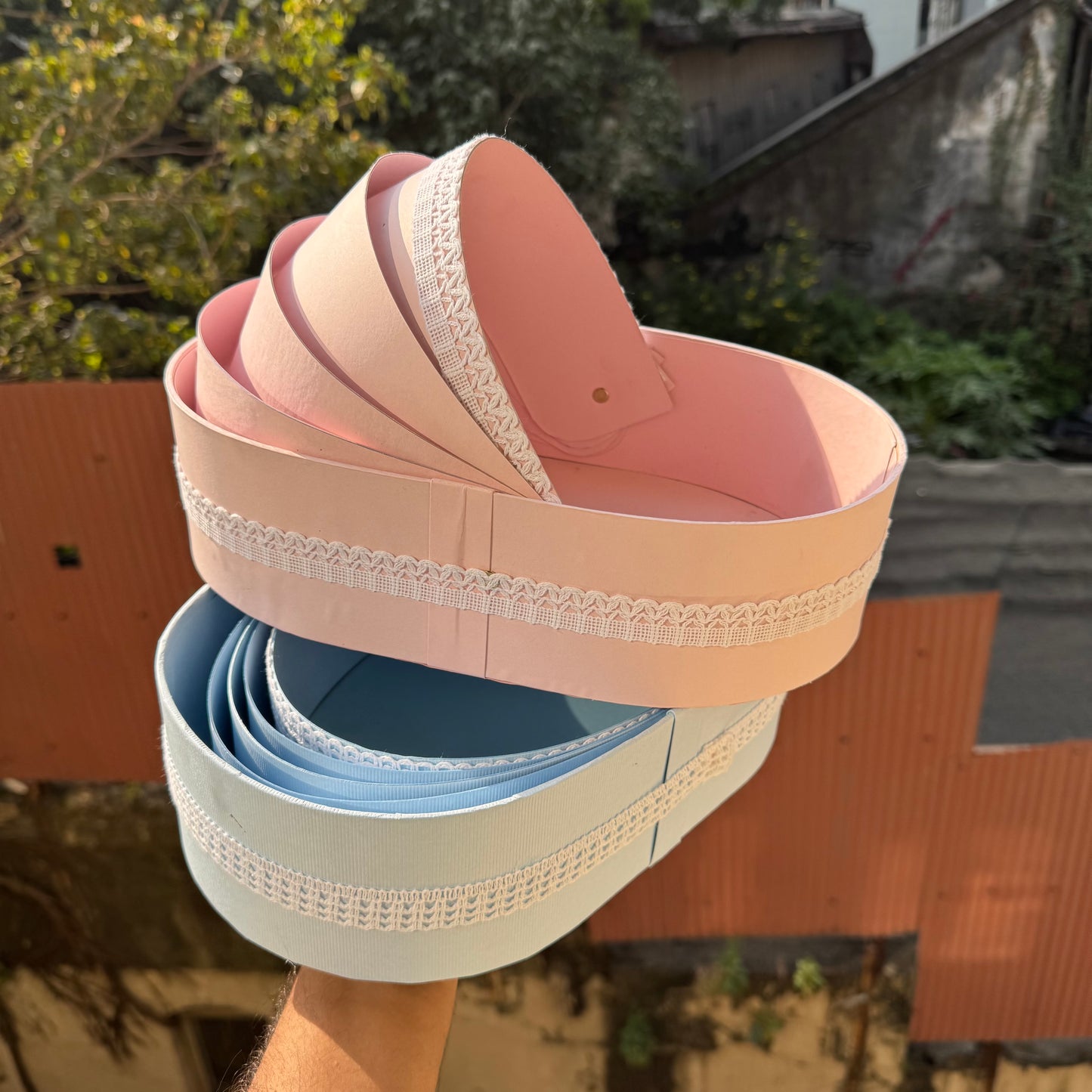 Baby Girl Cradle Hamper Basket