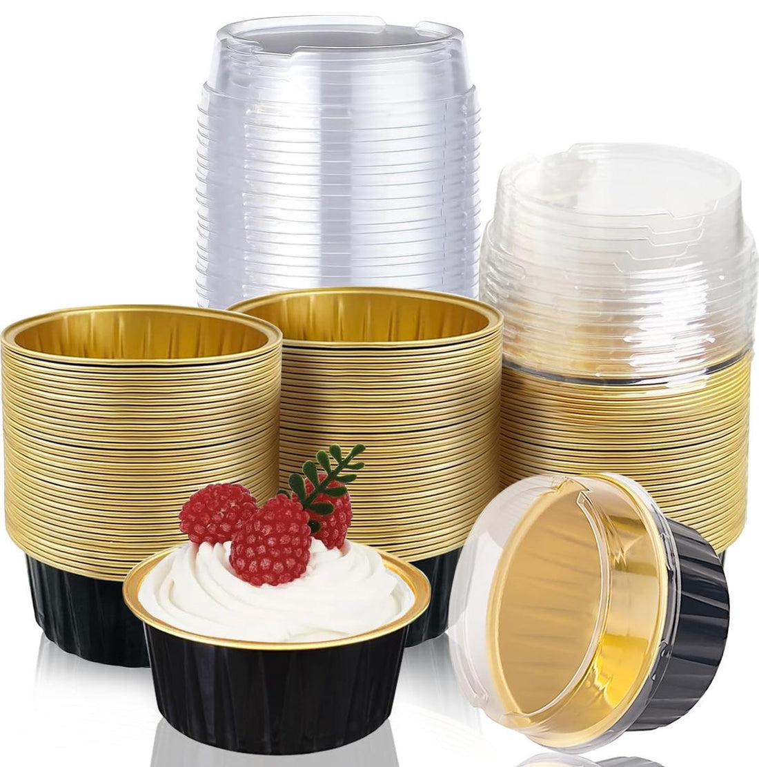 Big Round Foil Container (10pc)