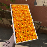 Scented Soap Roses Artificial Flower For Cake Decoration (50pc)