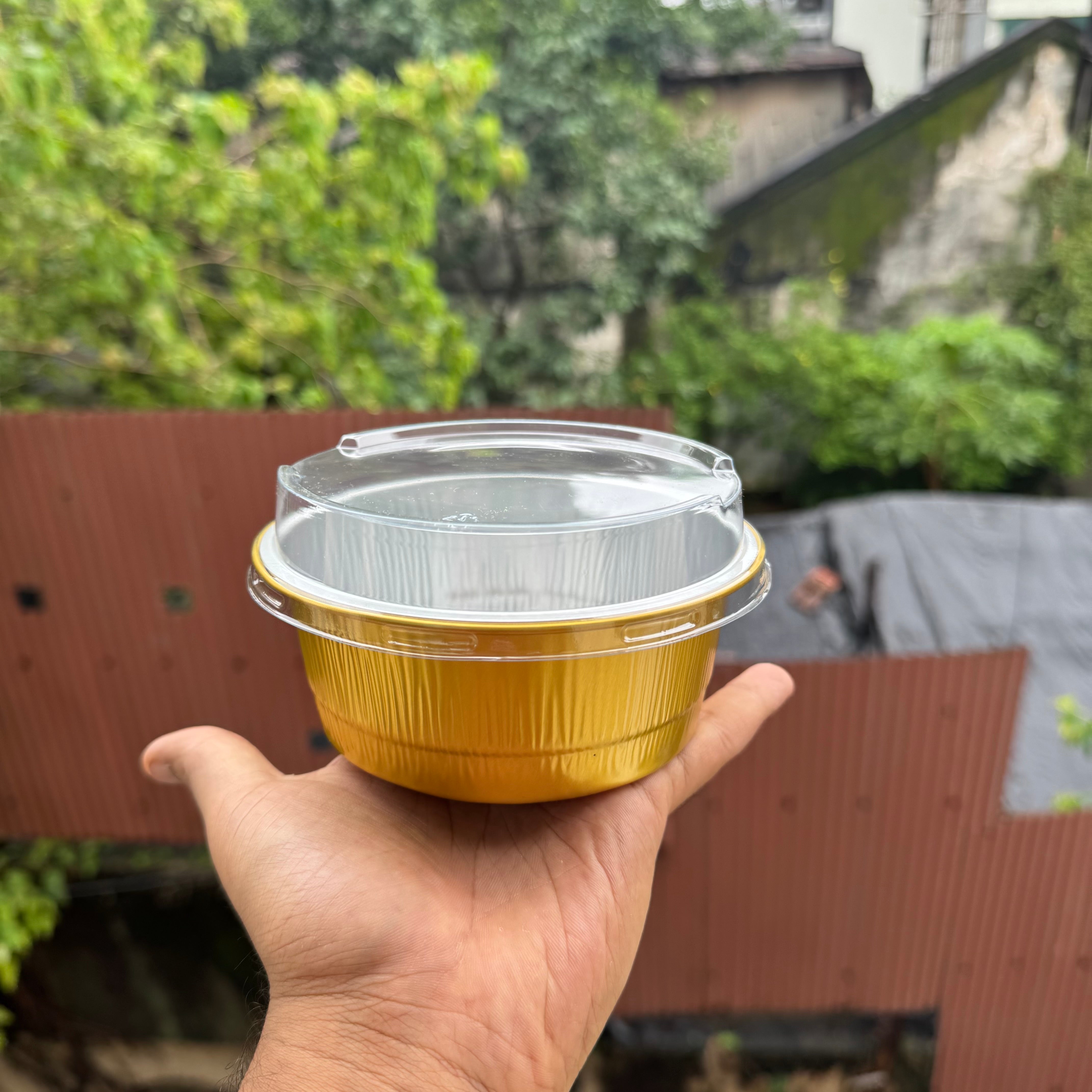 Round Foil Bakeable Container Medium (10pc)