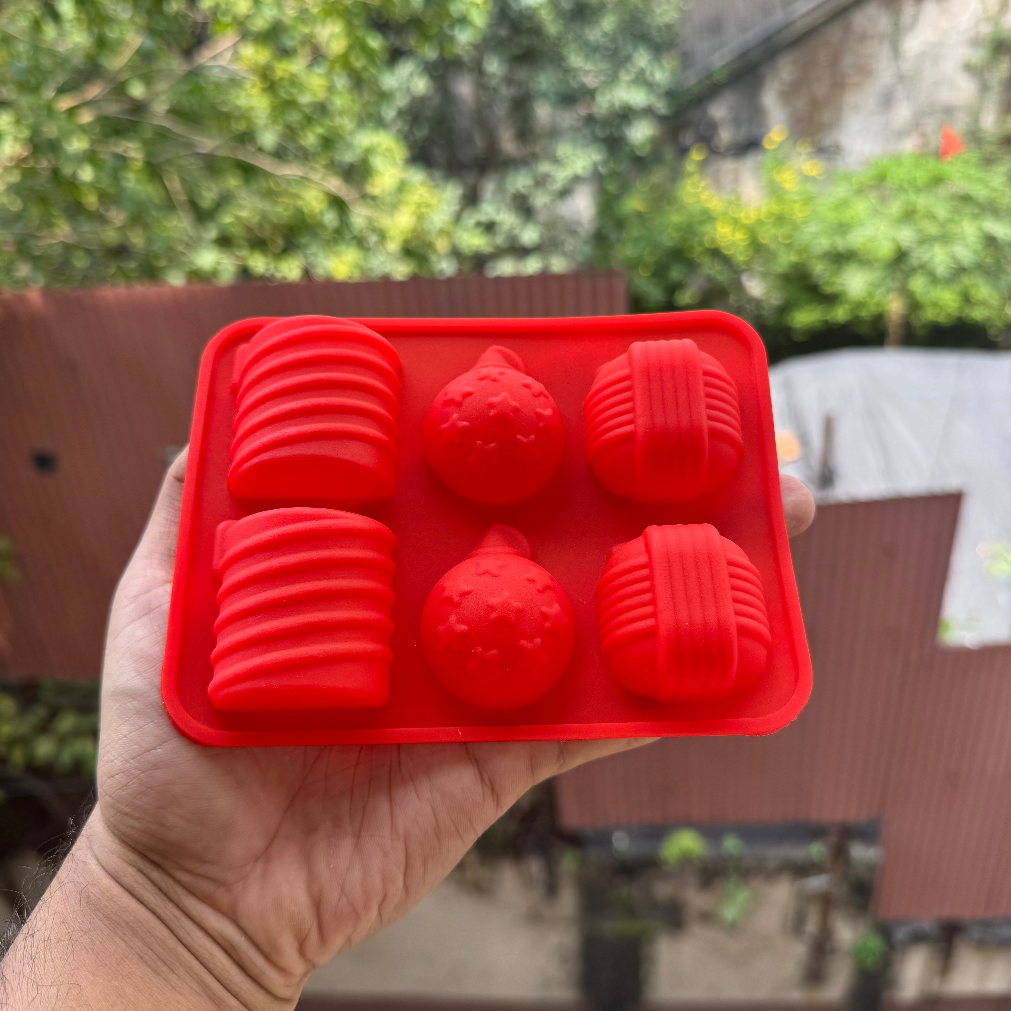 Diwali ~ Sutli Bomb Silicon Mould 6in1 (1pc)