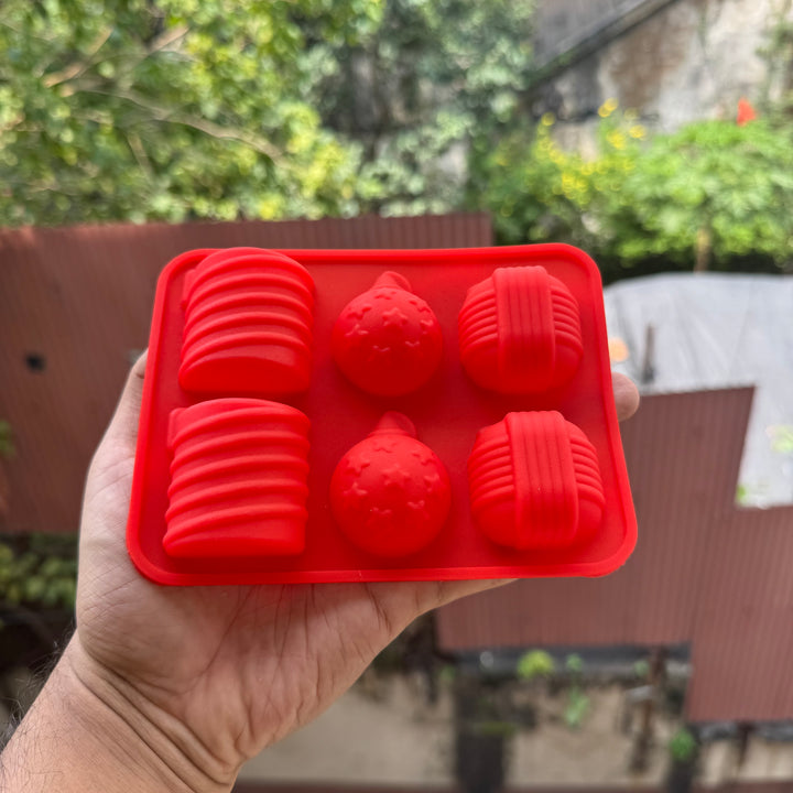 Diwali ~ Sutli Bomb Silicon Mould 6in1 (1pc)