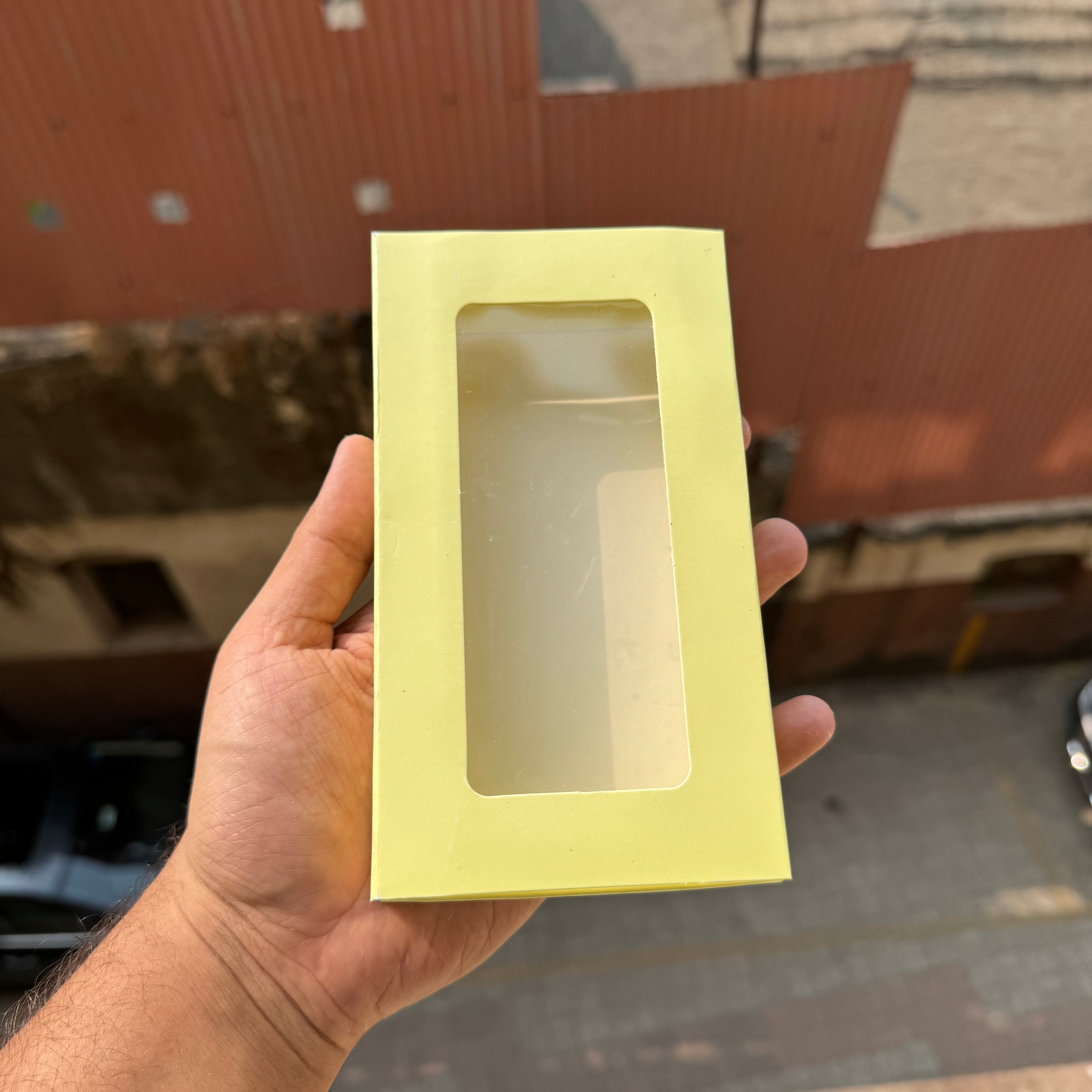 Yellow Chocolate Bar Box / Candle / Jewellery / Multi Purpose Box