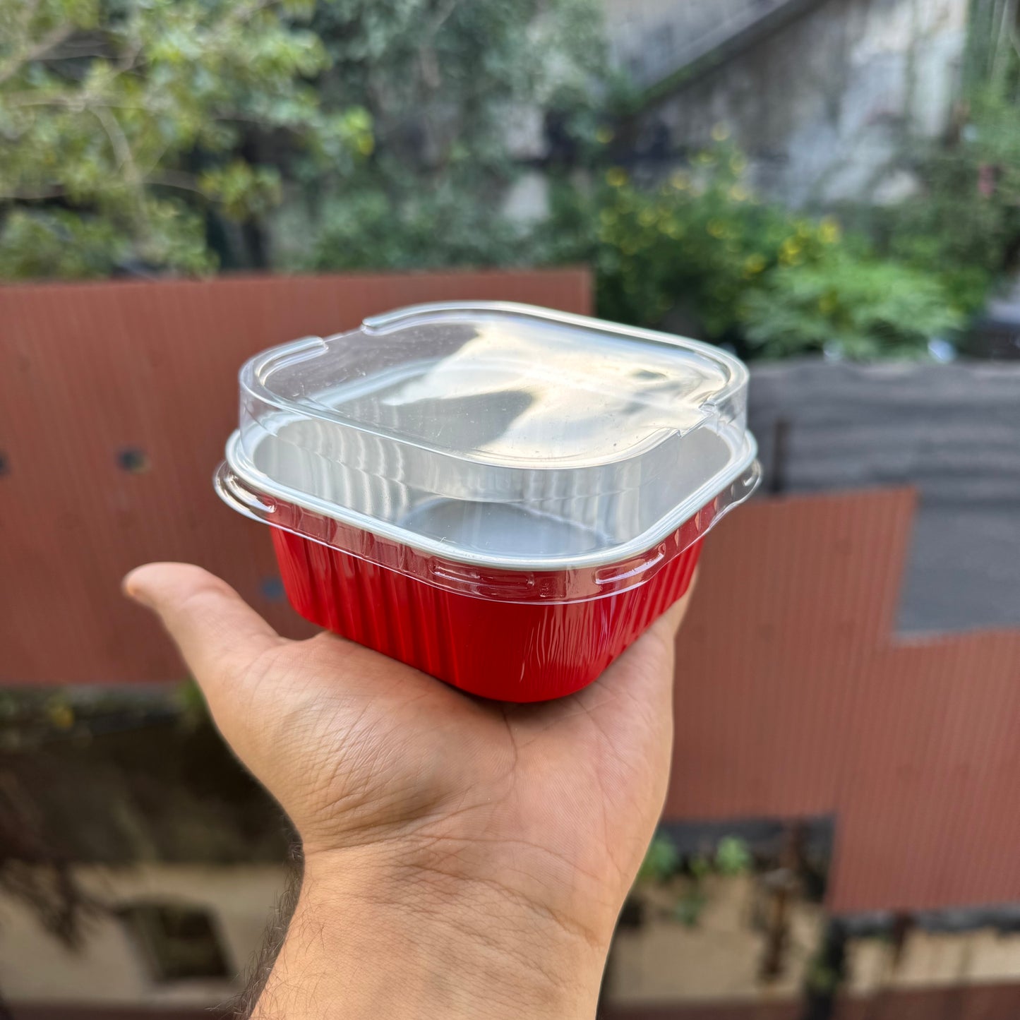 Big Square Foil Bakeable Cup (10pc)