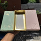 Pastel Petals Collection - 8 Cavity Size Brownie Box Peach (10pc) Top Bottom
