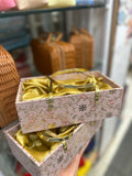 Premium Mdf Jar Bag Blush Pink with Gold Detailing