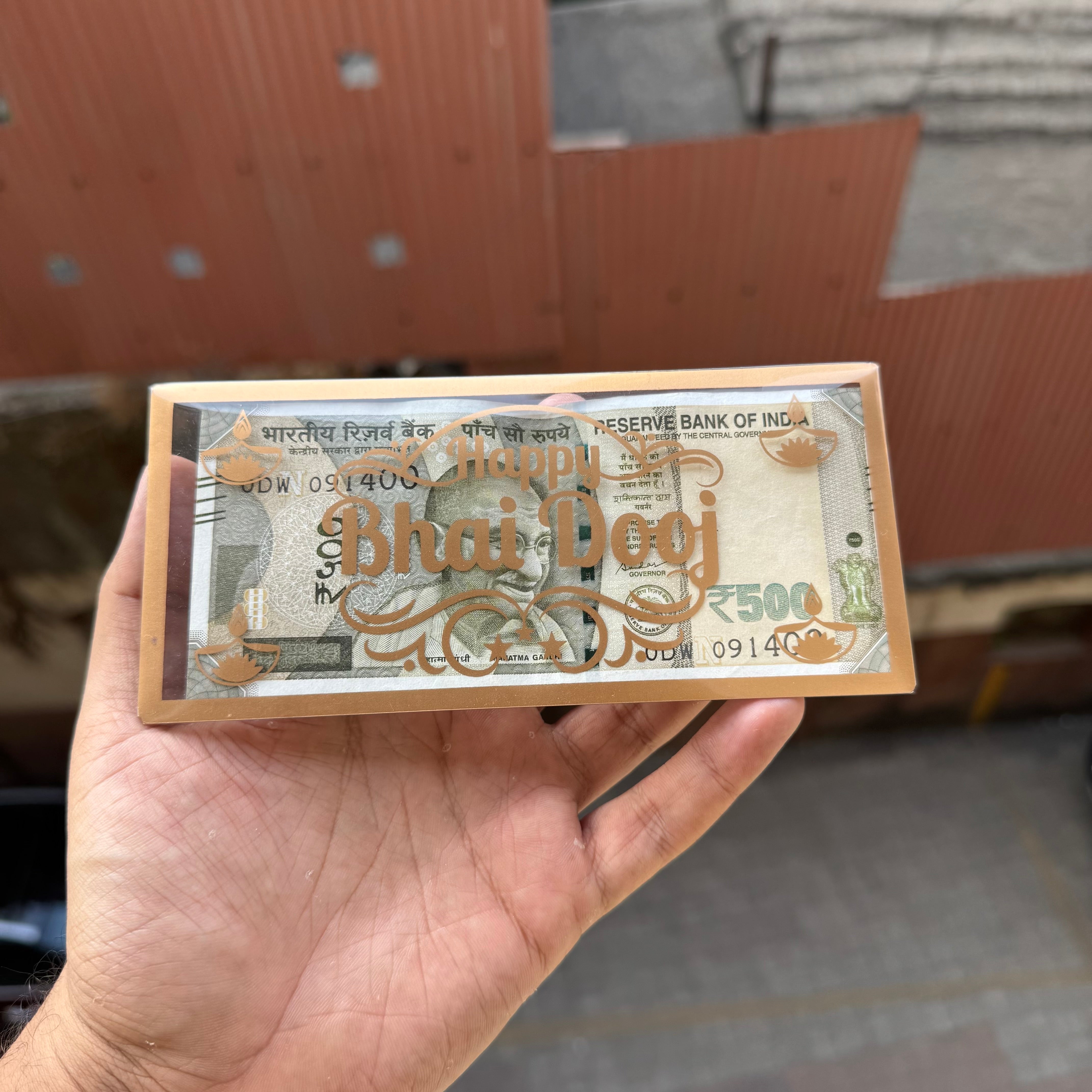 Bhai Dooj PVC Envelope