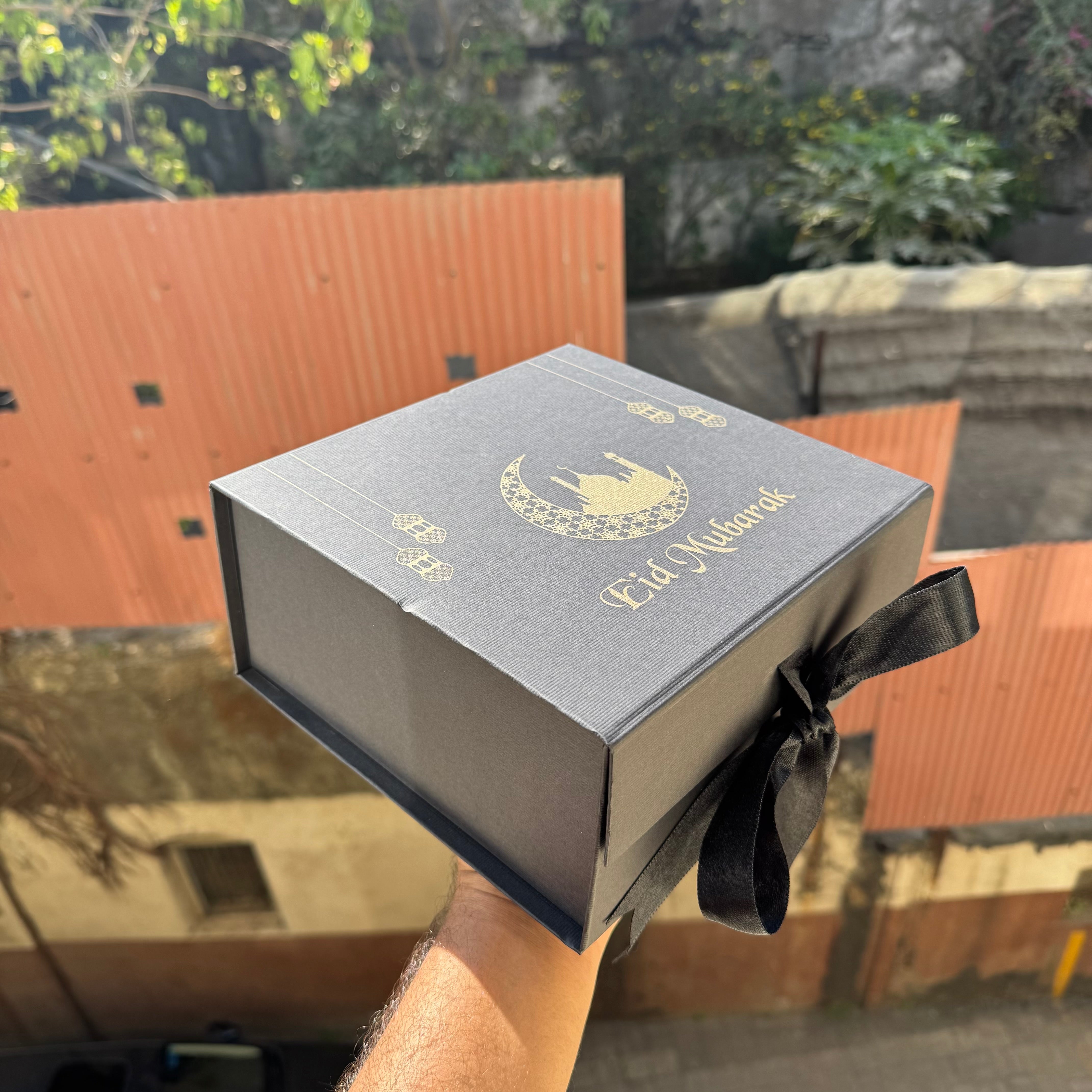 Eid Collapsible Trunk Ribbon Box 1pc