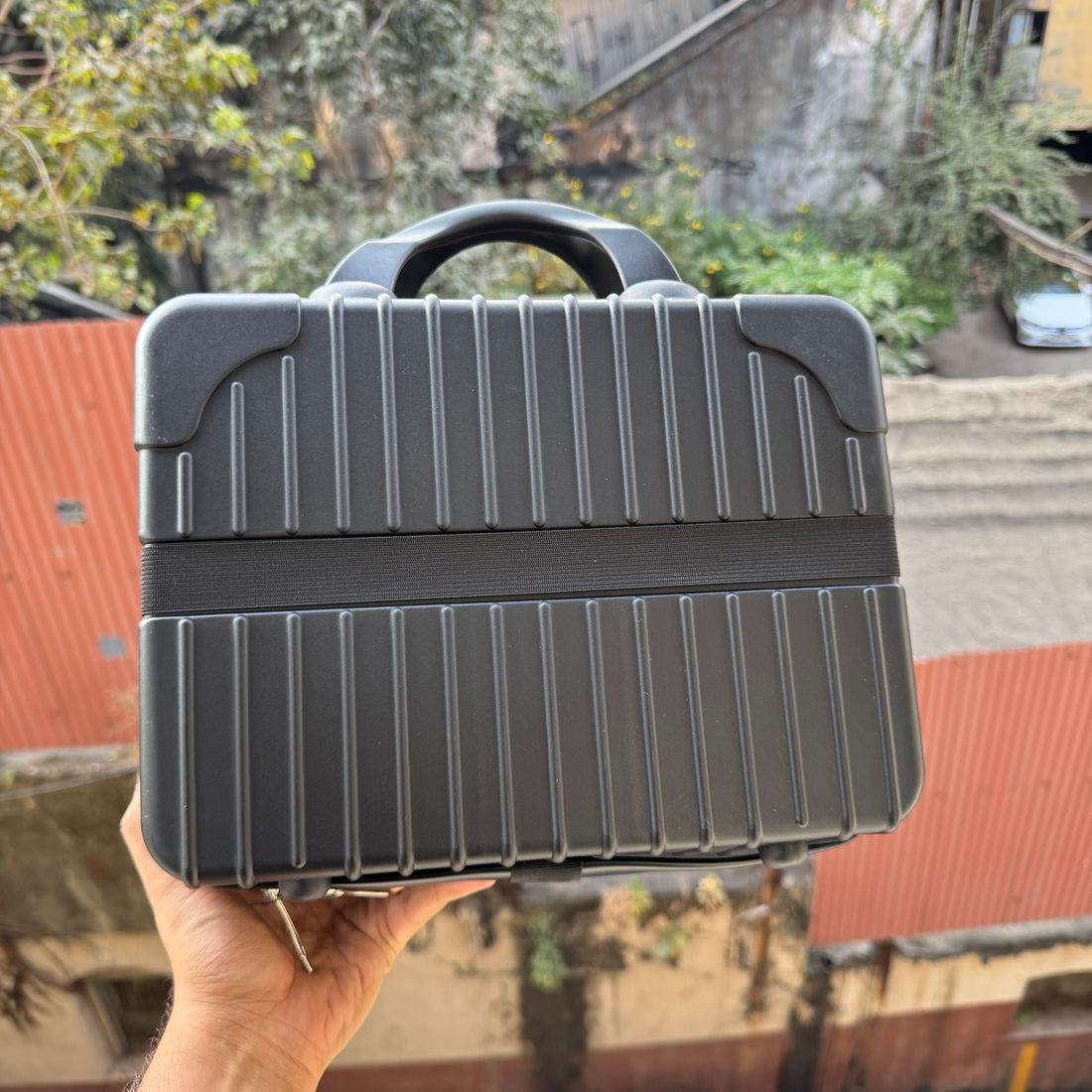 Black Mini Suitcase Packaging For Hamper 1pck