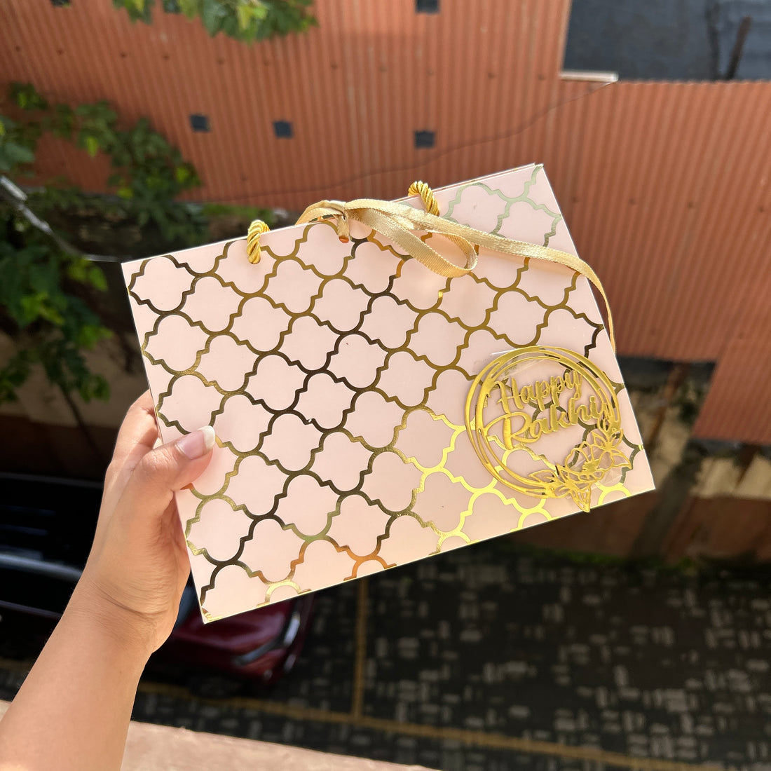 Diwali Pastel Triangle Bag