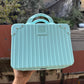 Aqua Blue Mini Suitcase Packaging For Hamper 1pck