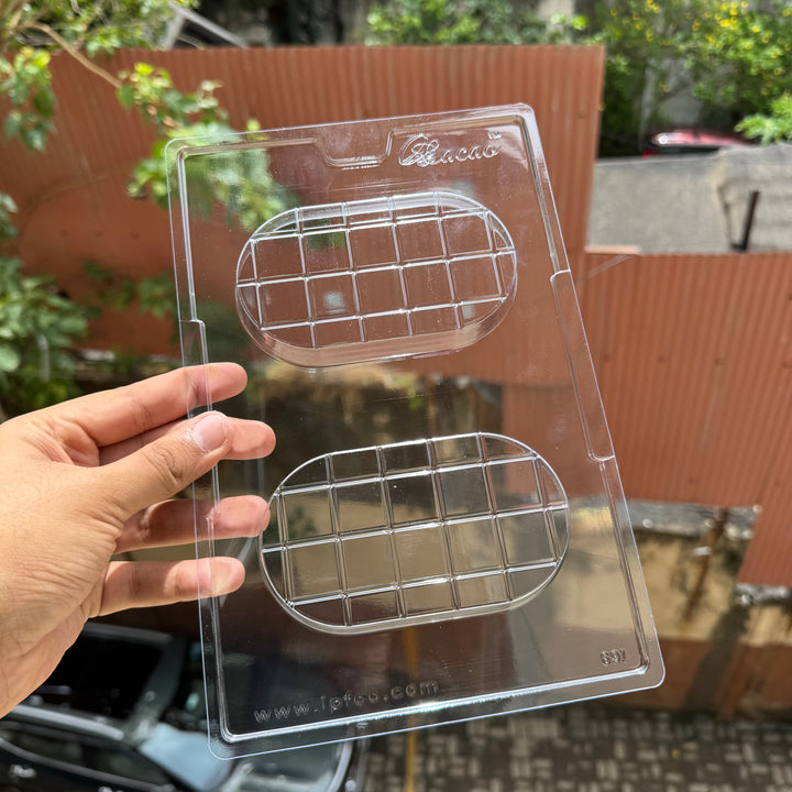 Ganpati Kunafa Bounty Chocolate Cacao PVC Mould #691