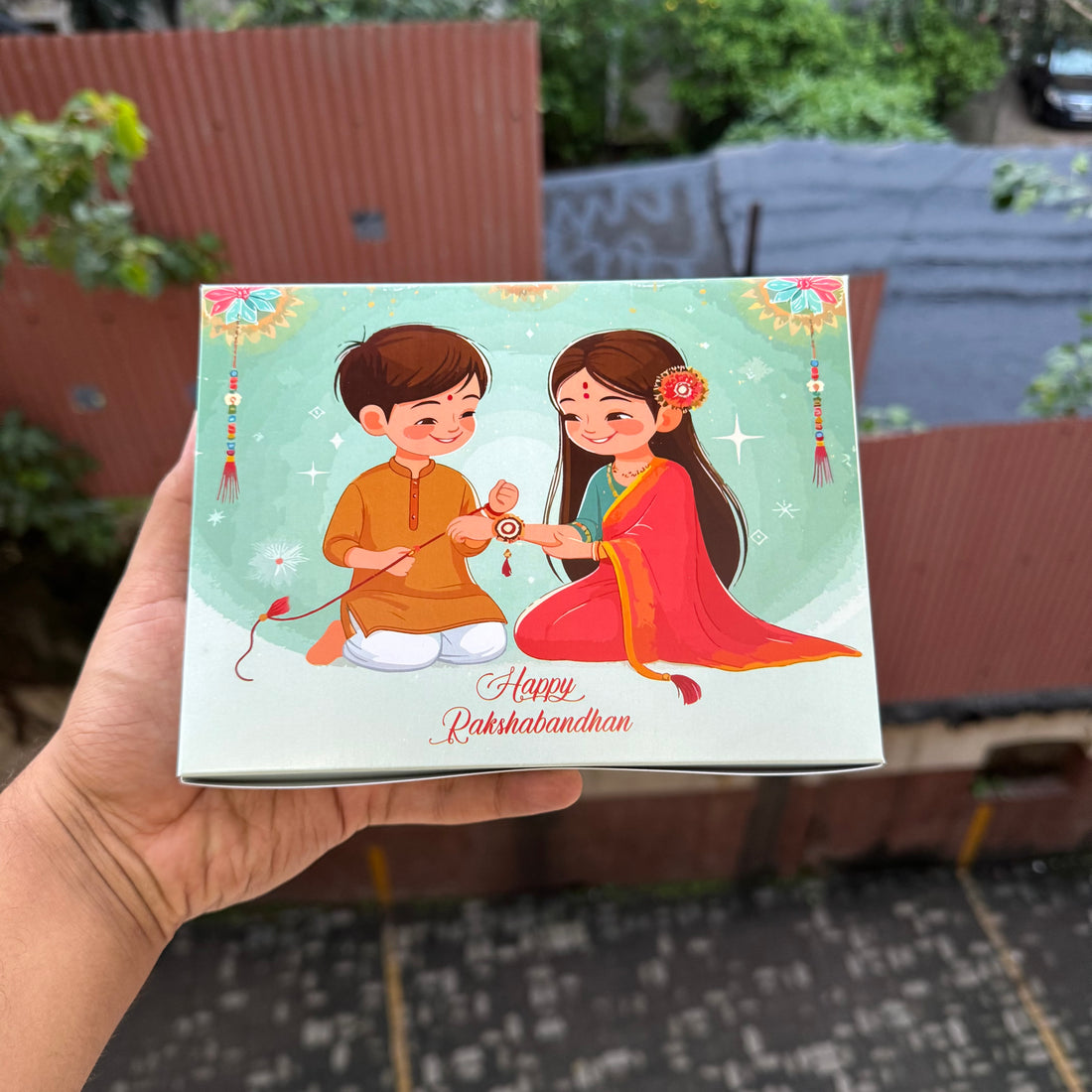 Rakhi 12 Cavity Chocolate Box (With Cavity) - 10 pc Set • 12Cavity Size