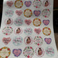 Mothers Day Round Cut Sticker Sheet - Non Transparent