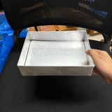 Aluminium Rectangle Tray With Removable Bottom 6x8x2inch