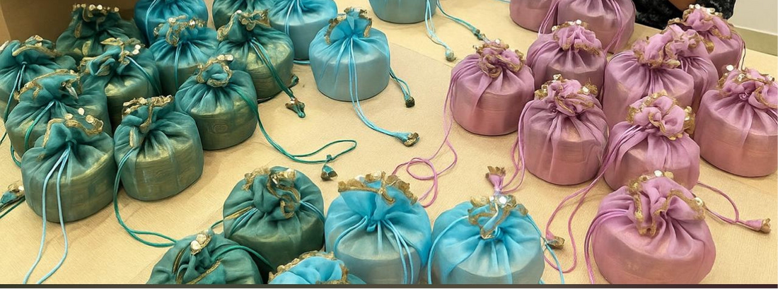 Organza Ribbon Potli - 1pc Any
