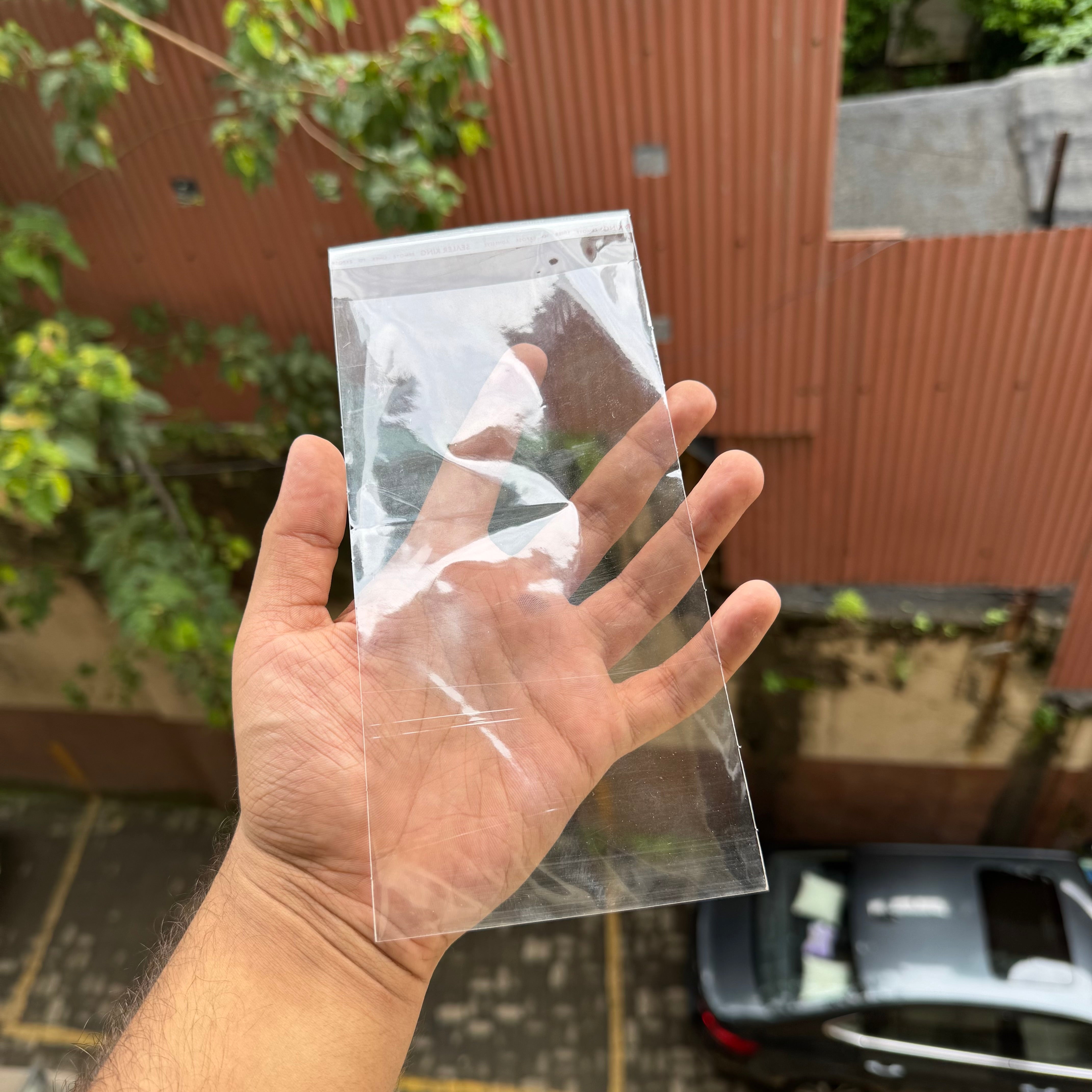 Transparent Cookie / Chocolate Bar Bags With Peel & Seal (100pcs) 4x8inch