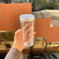 Plastic Jars With Silver Cap (200ml)